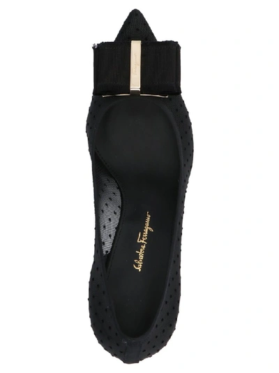 Shop Ferragamo Salvatore  Zeri 70 Pumps In Black