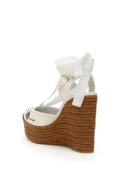 Shop Dolce & Gabbana Lola Wedge Espadrilles In Multi