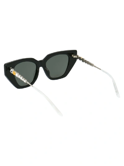 Shop Gucci Eyewear Cat-eye Frame Sunglasses In Black