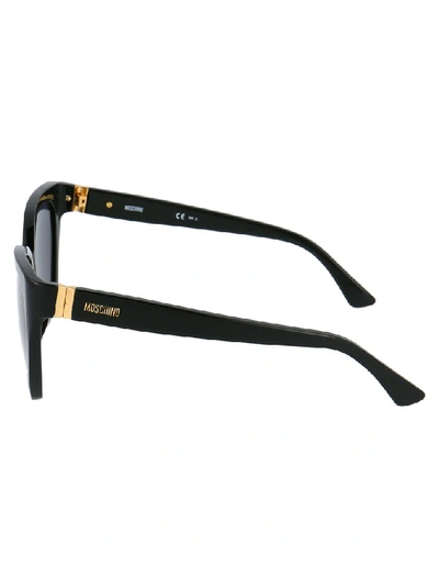 Shop Moschino Eyewear Square Frame Sunglasses In Black