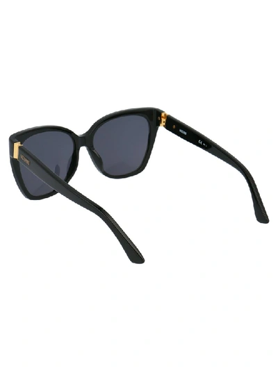 Shop Moschino Eyewear Square Frame Sunglasses In Black