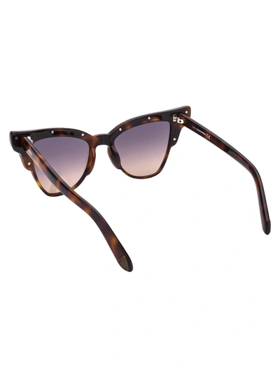 Shop Dsquared2 Eyewear Cat Eye Frame Sunglasses In Multi