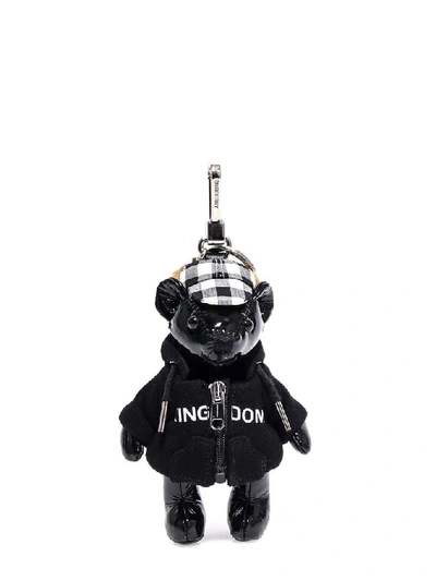 Shop Burberry Thomas Bear Charm In Black