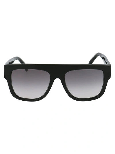 Shop Alaïa Square Frame Sunglasses In Black