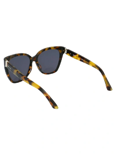 Shop Moschino Eyewear Square Frame Sunglasses In Grey