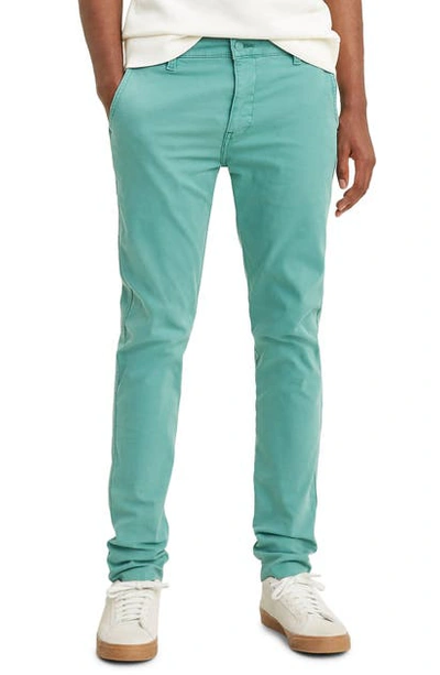 Shop Levi's Xx Slim Tapered Chinos In Jade Blue Shady