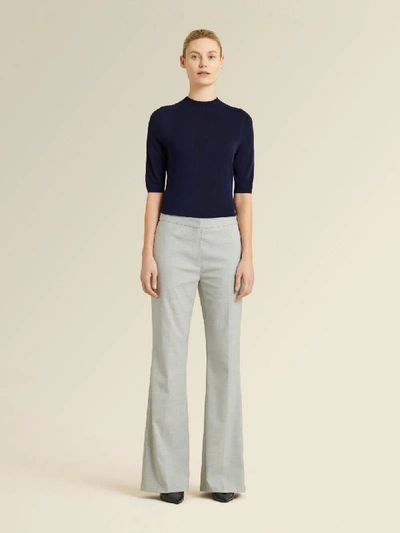 Shop Donna Karan Women's Flared Wide-leg Pant - In Grey