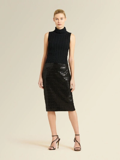 Shop Donna Karan Women's Sleeveless Turtleneck - In Black