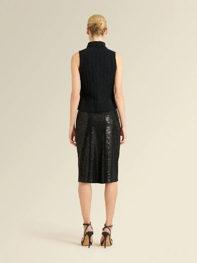 Shop Donna Karan Women's Sleeveless Turtleneck - In Black