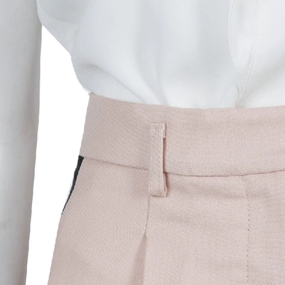 Pre-owned Emilio Pucci Pink Contrast Side Panel Detail Trousers S