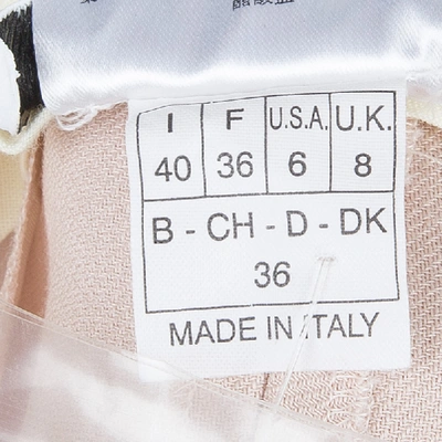 Pre-owned Pucci Pink Contrast Side Panel Detail Trousers S