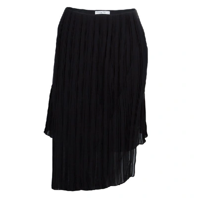 Pre-owned Dior Black Pleated Skirt M