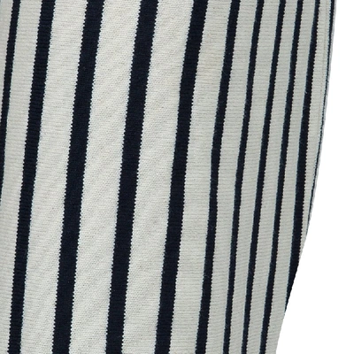 Pre-owned Derek Lam 10 Crosby  Striped Cotton Trousers S In Cream