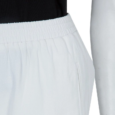 Pre-owned Stella Mccartney White Zip Detail Pants S