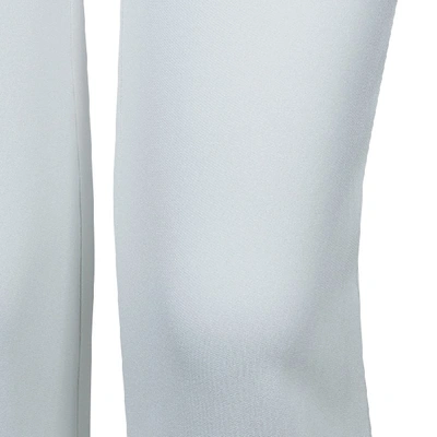 Pre-owned Stella Mccartney White Zip Detail Pants S