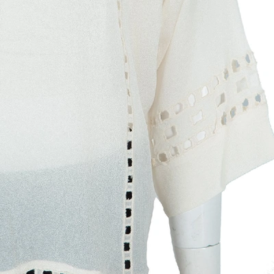 Pre-owned Isabel Marant Etoile White Embriodered Top S