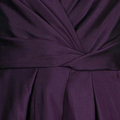 Pre-owned Alberta Ferretti Limited Edition Purple Silk Gown S