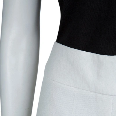 Pre-owned Jason Wu Off White Cotton Twill Straight Fit Trousers S