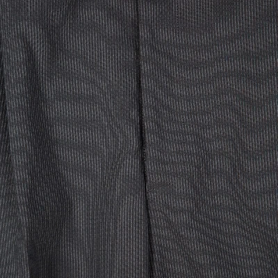 Pre-owned Armani Collezioni Grey Pin Striped Regular Fit Trousers Xxxl