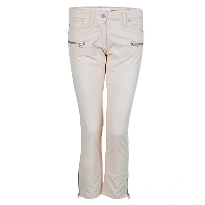 Pre-owned Isabel Marant Etoile Blush Pink Zip Detail Corduroy Pants M