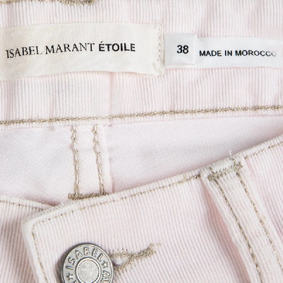 Pre-owned Isabel Marant Etoile Blush Pink Corduroy Trousers M