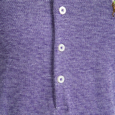 Pre-owned Ralph Lauren Purple Honeycomb Knit Sleeveless Polo T-shirt 16 Yrs