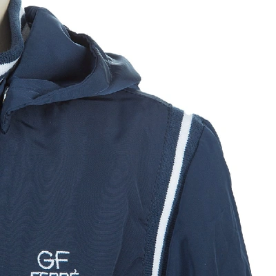 Pre-owned Gianfranco Ferre Gf Ferre Dark Blue Rain Jacket 8 Yrs In Navy Blue