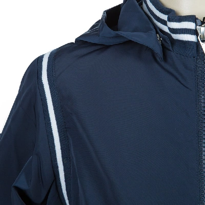 Pre-owned Gianfranco Ferre Gf Ferre Dark Blue Rain Jacket 8 Yrs In Navy Blue