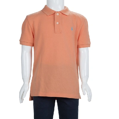 RALPH LAUREN Pre-owned Polo By  Orange Polo T-shirt 6 Yrs