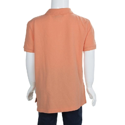 Pre-owned Ralph Lauren Polo By  Orange Polo T-shirt 6 Yrs