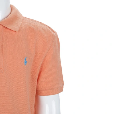 Pre-owned Ralph Lauren Polo By  Orange Polo T-shirt 6 Yrs