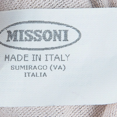 Pre-owned Missoni Multicolor Crochet Embroidered Long Sleeve Sweater 4 Yrs