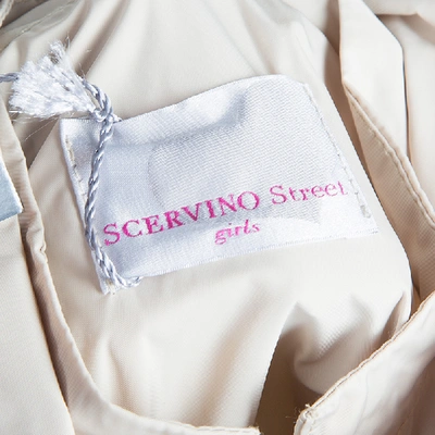 Pre-owned Ermanno Scervino Scervino Street Girls Beige Trench Coat 6 Yrs