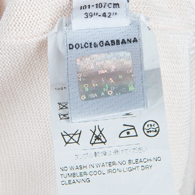 Pre-owned Dolce & Gabbana Beige Hooded Cardigan 4 Yrs