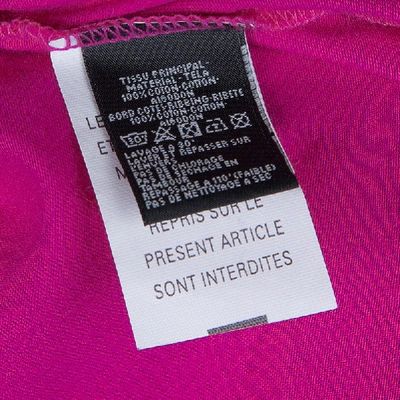 Pre-owned Marc Jacobs Little  Pink Printed Long Sleeve T-shirt 8 Yrs