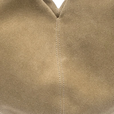 Pre-owned Loewe Beige/cream Suede And Leather Hobo