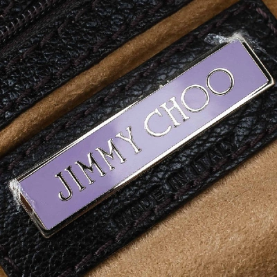 Pre-owned Jimmy Choo Choco Brown Leather Tulita Hobo