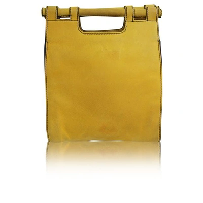 Pre-owned Loewe Yellow Leather Hammock Bag