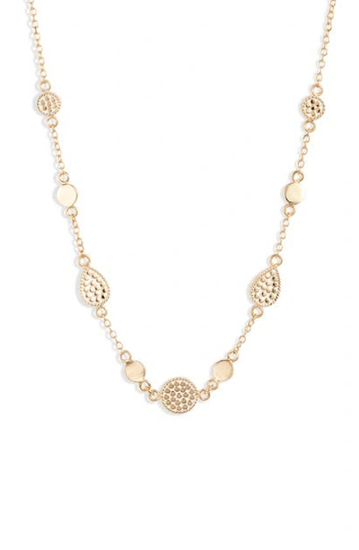 Shop Anna Beck Mixed Station Choker Necklace In Gold