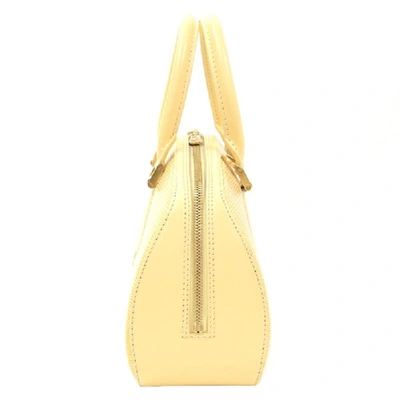 Pre-owned Louis Vuitton Vanilla Epi Leather Jasmin Satchel In Cream