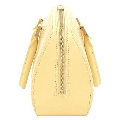 Pre-owned Louis Vuitton Vanilla Epi Leather Jasmin Satchel In Cream