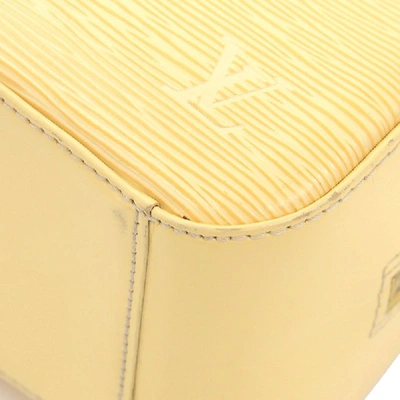 Pre-owned Louis Vuitton Vanilla Epi Leather Jasmin Satchel In Cream