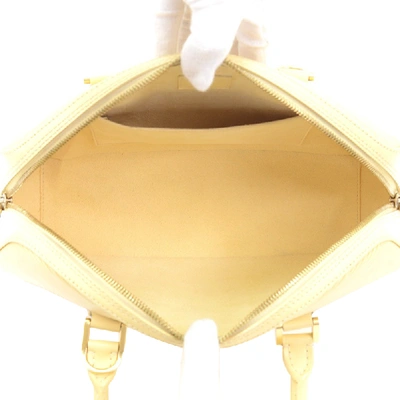 Pre-owned Louis Vuitton Vanilla Epi Leather Jasmin Satchel In Cream