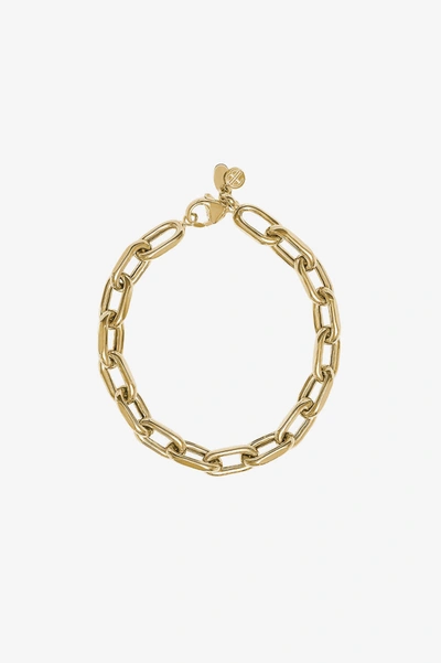 Shop Anine Bing Link Bracelet In Gold In 14k Yellow Gold