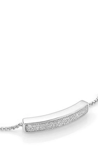 Shop Monica Vinader Baja Diamond Bracelet In Metallic