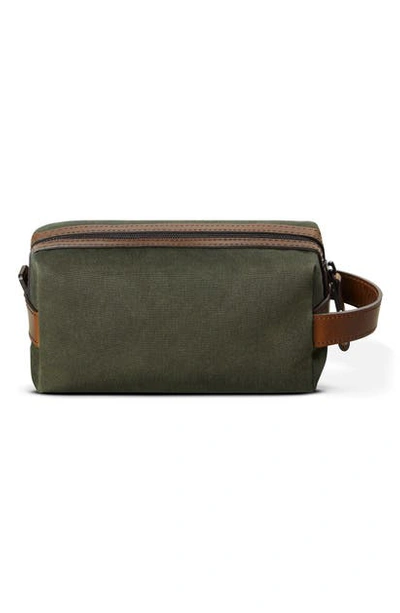 Shop Shinola Mack Dopp Kit In Moss