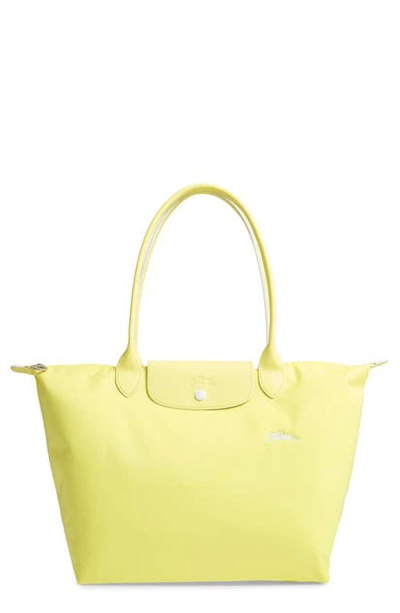Shop Longchamp Le Pliage Club Tote In Yellow