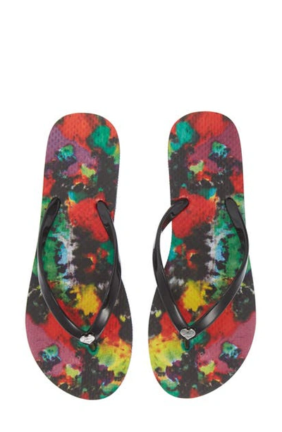 Shop Alice And Olivia Eva Flip-flop In Painted Nomad