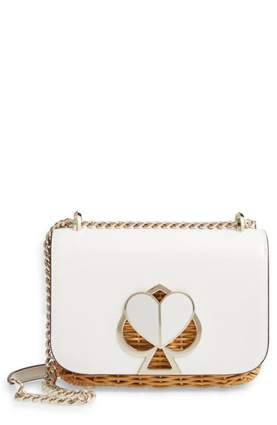 Kate Spade Nicola Twistlock Medium Convertible Crossbody, Optic White - Handbags & Purses