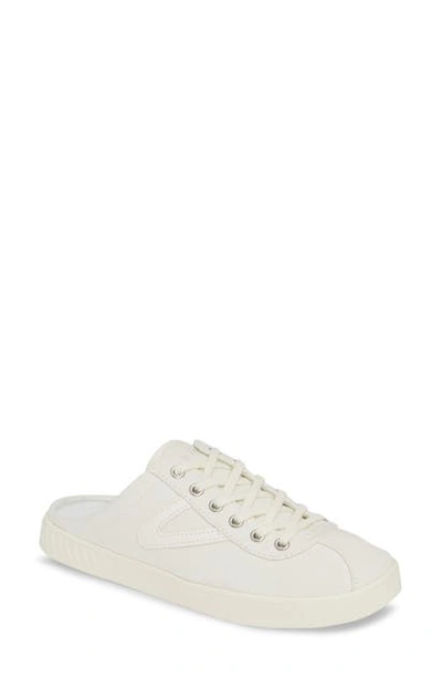 Shop Tretorn Cam Slip-on Sneaker In Vintage White/ Vintage White
